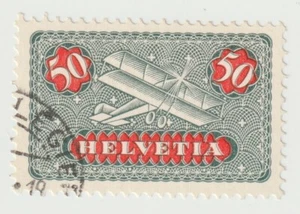 1923 HELVETIA Flugpost Abart o - Bild 1 von 2