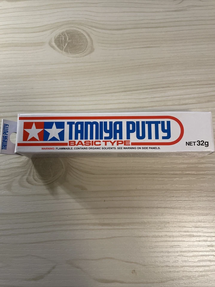 Tamiya Putty Filler 87053 Basic Type 32g For Plastic Wood Card Model Kit Gray - Image 1 of 1