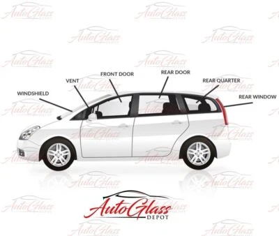 Fits BMW 740 750 760Li Alpina B7 Driver Side Left Front Door Window Glass - Изображение 1 из 4