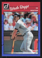 2023 Panini Donruss 1990 Retro Blue Foil #285 Wade Boggs 