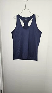 ALO Racerback Tank Top Stretch Mesh Blue Size XXL - Picture 1 of 6
