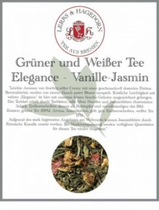 Grüner und Weißer Tee Elegance 1 kg - Vanille-Jasmin - Bild 1 von 9