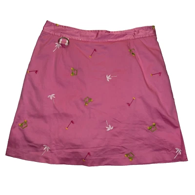 Island Republic Pink Embroidered Golf Skort Size 4 casual/beach/cruise/vacation - Image 1 of 3