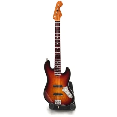 Baby Fender Jazz Bass Jaco Pastorius Basso in miniatura Miniature Guitar Replica