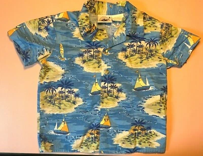Camisa Top Niño Buen Lad Talla 18M - Manga Corta Abotonada Isla Velero - CP Foto 1 de 3