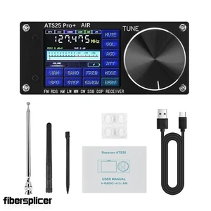 HAMGEEK ATS25 Pro+ FM SW SSB MW LW AIR SDR Empfänger Luftfahrt Band Bluetooth WLAN - Bild 1 von 8