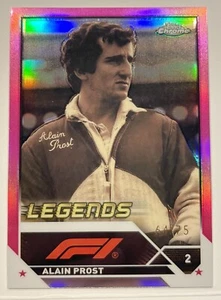 Topps Chrome 2023 Alain Prost 196 #/75 - Picture 1 of 3