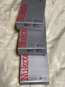 (3) Nu-kote Model BM171 Black Nylon Printer Ribbons - Picture 1 of 1
