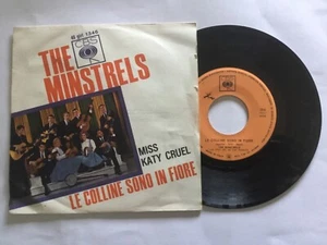 (Ita3) THE MINSTRELS Die Hügel blühen. Miss Katy Crudele 45 GIRI Vinyl - Bild 1 von 2
