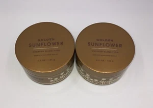 Lot of 2 Bath & Body Works Golden Sunflower Whipped Glow-tion Body Butter 6.5 Oz - Picture 1 of 2
