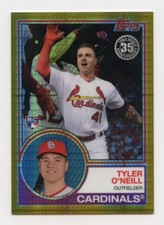 Tyler O'Neill RC ROOKIE CARD 2018 Topps Chrome Silver Pack Gold Refractor /50