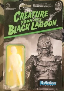 FUNKO REACTION action figure CREATURE BLACK LAGOON Glow Dark **read** - Picture 1 of 7