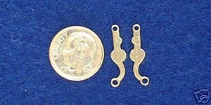 SULSER SADDLERY 1:9 Traditional Model Scale WESTERN PLAIN HEART BIT White Bronze - Picture 1 of 1