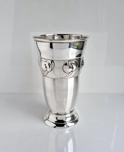sehr schöne große 830 Silber Vase / Grann & Laglye Copenhagen 1918 / Art Deco - Bild 1 von 13