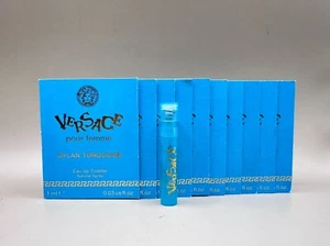 LOT OF 10 VERSACE DYLAN  TURQUOISE POUE FEMME EAU DE TOILETTE .17oz, 1mL*10 - Picture 1 of 1