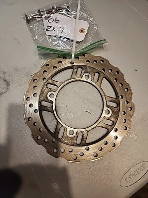 Kawasaki Ninja ZX14R 2006 rotor de freno trasero con pernos 41080-0089 Foto 1 de 4