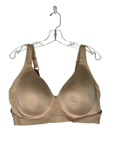 Breezies Natural Embrace Underwire Contour T-Shirt Bra A285377 Beige Sz 44DD New - Picture 1 of 8