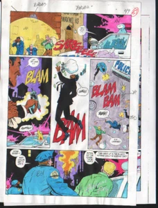 BATMAN ANUAL 16 OSCURIDAD DENTRO OG PRODUCCIÓN ARTE FIRMADO ADRIENNE ROY PG 57 - Imagen 1 de 3