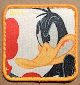 Looney Tunes Daffy Duck sew on silk screen patch - Picture 1 of 2