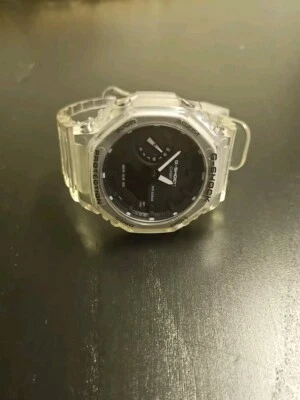 Casio G-Shock 49mm Estuche Carbono Transparente con Correa de Resina Transparente Para Mujer... Foto 1 de 2