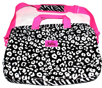 BOLSO PARA PORTÁTIL NIÑAS de JUSTICE... ACOLCHADO... 2 MANGAS INTERIORES... BOLSILLOS EXTERIORES GRANDES Foto 1 de 4