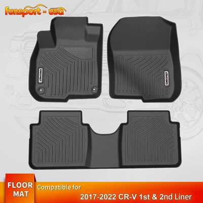Alfombrillas revestimientos de carga para Honda CR-V CRV 2017-2022 TPE goma para todo tipo de clima Foto 1 de 4