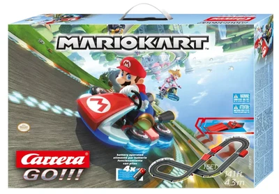 Carrera GO!!! Juego de carreras de coches tragamonedas Mario Kart batería de pista de 14,1 pies Foto 1 de 4