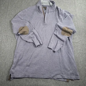 Jos A. Bank Reserve Quarter Zip Pullover Houndstooth Cotton Size 3XL - Picture 1 of 11