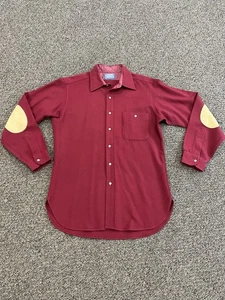 Vintage Pendleton Deep Red/Maroon 1964-1980s Mens M 100% Virgin Wool - Bild 1 von 5