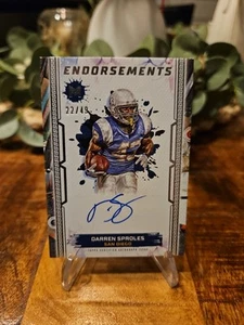 2023 Topps Motif - Motif Endorsements Darren Sproles #ME-DS (AU) /49 - Foto 1 di 3