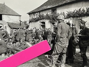 T7w) Deutsche Foto 2wk Französischer Gefangener  Frankreich Fotoalbum France - Bild 1 von 2