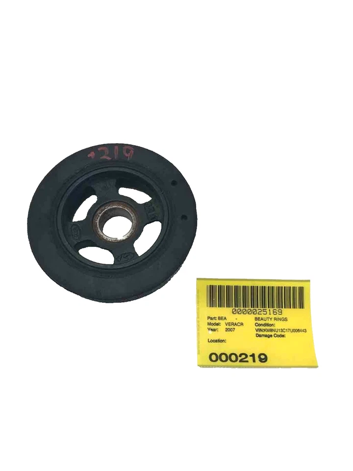 Hyundai Veracruz 2007 equilibrador armónico cigüeñal cigüeñal eje polea 3,8 L fabricante de equipos originales Foto 1 de 4