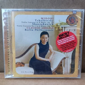 NEW Midori Tchaikovsky Shostakovich Violin Concertos Abbado CD Masterworks 2004 - Picture 1 of 3
