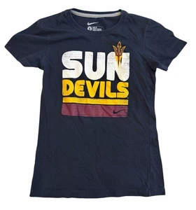 Camiseta Arizona ASU Sun Devils gráfica negra para mujer pequeña  - Imagen 1 de 2