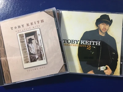 TOBY KEITH Lot Of (2) - Greatest Hits 1 & 2 - Compact Disc CD - EXC ~ FREE SHIP Foto 1 de 4