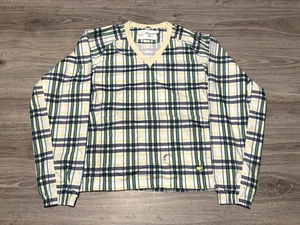 Pullover cortavientos a cuadros de golf MASTERS X TORY BURCH SPORT para mujer pequeño ventilado - Imagen 1 de 7