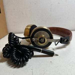 Auriculares estéreo dinámicos de diadema clásicos ligeros Teac HP-100 marrón 8 ohmios - Imagen 1 de 13