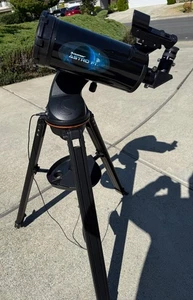 Celestron 22202 AstroFi 102 Wi-Fi Maksutov Wireless Reflecting Telescope, Black - Picture 1 of 15