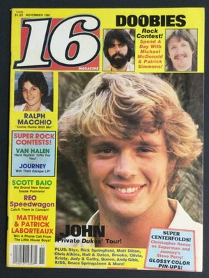 Sixteen 16 Magazine (Nov 1981) w/foldout Superman poster clean issue Foto 1 de 4