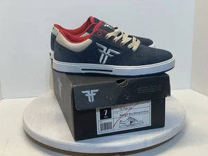 New! FALLEN FA-Patriot Skate Shoes Midnight Blue/Newsprint Grey Woman’s US 8.5! - Picture 1 of 14