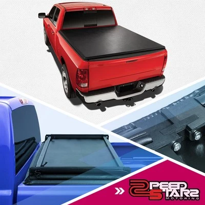 KIT DE CUBIERTA TONEL SUAVE TRIPLE PLEGABLE PARA CHEVY S10 GMC S15 1982-1993 6' CAMA FLEETSIDE Foto 1 de 4