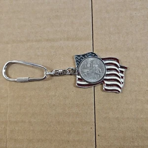 American Coin Treasures Quarter Dollar Flag pendent - Picture 1 of 2