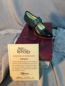 Just the Right Shoe "SUFFRAGETTE" #25041 W/BOX & COA  1999 - Picture 1 of 6