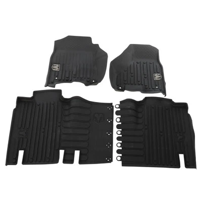 Genuine Mopar 2013-2018 RAM 3500 Complete All Weather Slush Mats Kit  82215585AB - Image 1 of 4