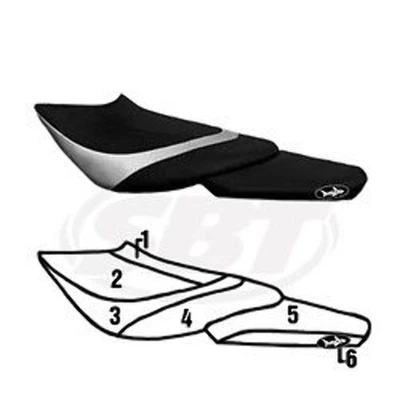 SBT Kawasaki Custom Seat Cover Ultra 250/Ultra 250 X/Ultra Lx  260X 300X Jet Ski - Image 1 of 4