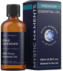 | Olio Essenziale Di Lavanda a Spike 100 Ml - Olio Puro E Naturale per Diffusori - Foto 1 di 12