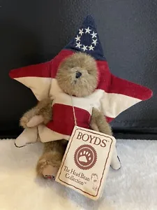 Boyds Bears GLORY Plush Red, White Blue Patriotic Peeker Independence Day - Picture 1 of 3