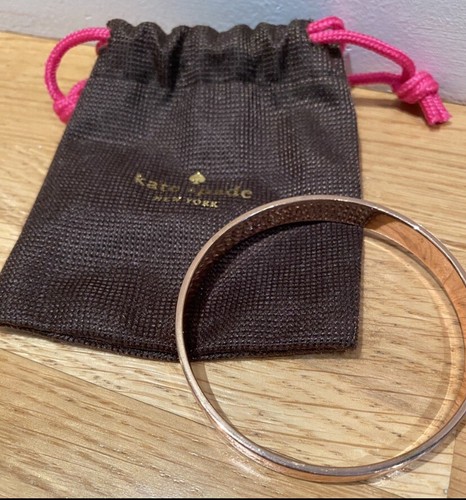 NUOVO Bracciale Oro Rosa Kate Spade Inscritto con ""Curious"" ""forte