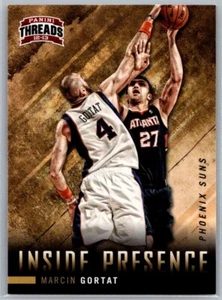 2012-13 PANINI THREADS BASKETBALL 24 INSIDE PRESENCE MARCIN GORTAT SUNS - Picture 1 of 2