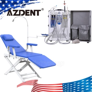Portable Dental Mobile Delivery Unit Suction Air Compressor 4 Hole / Chair - Picture 1 of 33